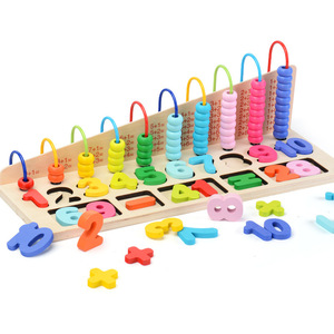 Amazon es mejor-venta juguete de los niños <span class=keywords><strong>en</strong></span> 2020 Montessori juguetes de madera rompecabezas las matemáticas y <span class=keywords><strong>la</strong></span> educación tem - Product Image 3