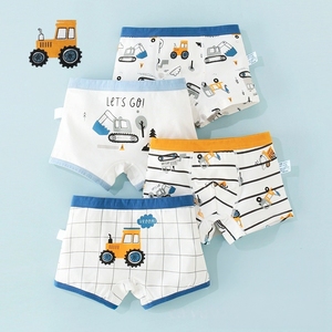 Boxers en coton pour adolescents, sous-vêtements pour garçons, slips doux et respirants pour enfants de taille moyenne et grande, coupe confortable - Product Image 2