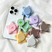 Étui à rouge à lèvres personnalisé en forme de fleur, autocollant pour téléphone portable, conteneur cosmétique, étui pour fard à joues, fard à paupières, poudre, baume à lèvres