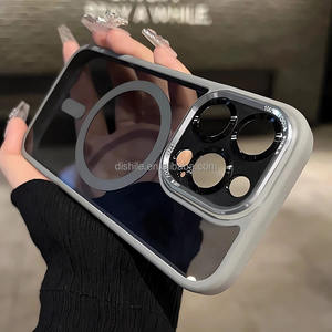 Cubierta de imán transparente de lujo, <span class=keywords><strong>cargador</strong></span> inalámbrico magnético de negocios, funda protectora transparente <span class=keywords><strong>para</strong></span> teléfono <span class=keywords><strong>para</strong></span> <span class=keywords><strong>Samsung</strong></span> S24/A05 - Product Image 5