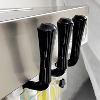 Nouvelle machine à crème glacée et à fruits en acier inoxydable 304, entièrement automatique, commerciale, mini, pour glaces molles, garantie 1 an