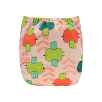 2025 vente en gros couche lavable réutilisable pour bébé couche lavable pour enfants couche réglable avec insert en bambou