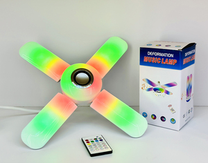 Nuevo Producto CP017, Lámpara LED Bluetooth con Música, Lámpara Plegable de 4+1 Hojas, Luz Bluetooth RGBW con Control Remoto para <span class=keywords><strong>Navidad</strong></span> - Product Image 3
