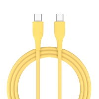 Cable de Carga de Silicona USB-C a USB-C, Resistente al Frío, Suave para Uso en Exteriores con Clima Frío, Cable Tipo-C a Tipo-C