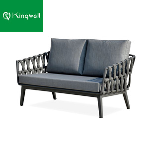 Impermeable al aire libre jardín juegos de sofá sillón <span class=keywords><strong>con</strong></span> mesa muebles de patio - Product Image 4