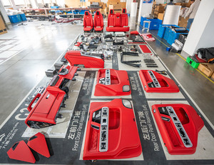 Kit intérieur RHD G Wagon W463 à W465, tableau de bord, écran LCD, panneaux de porte, sièges de voiture pour <span class=keywords><strong>Mercedes</strong></span> Benz Classe G G Wagon W463 - Product Image 5