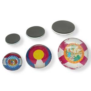 Cheap Custom Wholesale Price Glass Dome <b>Magnet</b> for Printable Refrigerator Sticker Glass Fridge <b>Magnet</b> - Product Image 2