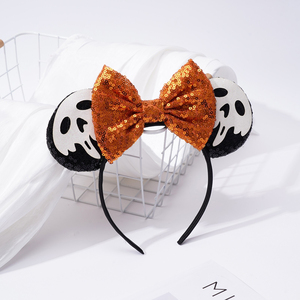 2024 nuovo cartone animato carino per bambini Festival di Halloween orecchie da topo fascia fantasma per bambini festa di arco festa accessori per capelli - Product Image 5