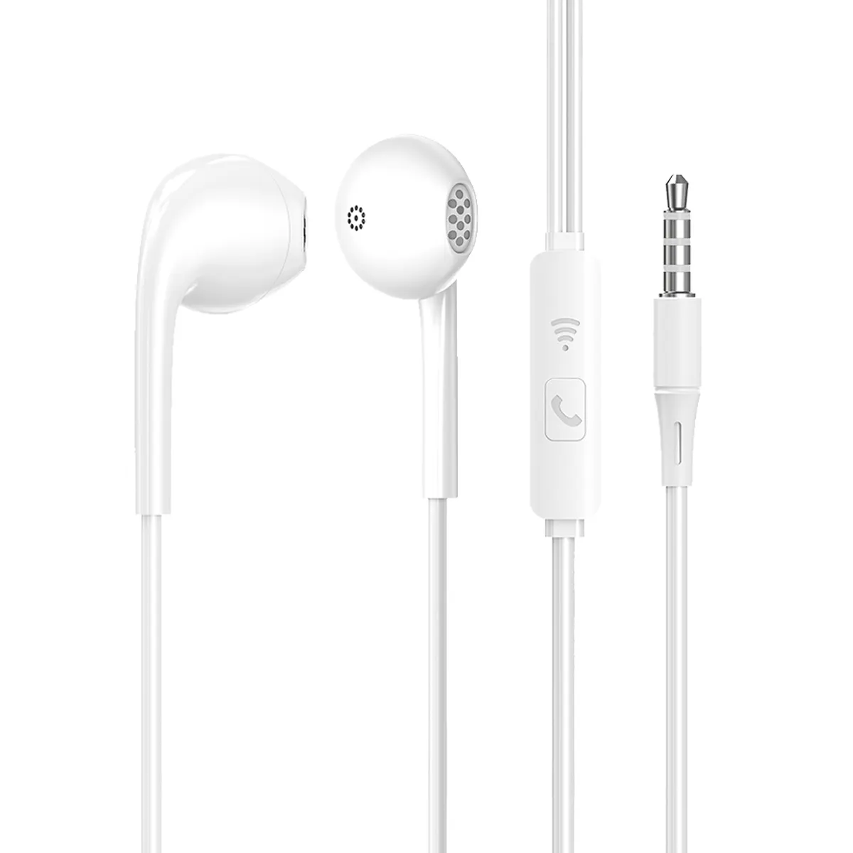 ASPOR A219 cheap price good quality handsfree 3.5mm earphones stereo wired earbuds with microphone In-ear basic headphone