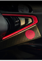 Couvre-haut-parleurs en acier inoxydable avec éclairage LED Or/Argent 8 pièces pour BMW Nouvelle X3 G45 Accessoires décoratifs pour l'intérieur de la voiture