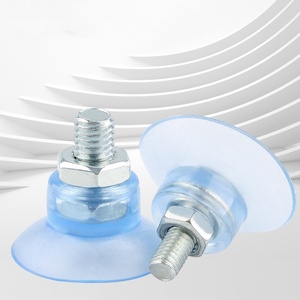 Screw Suction Cup with Rod Transparent PVC <b>Adjustable</b> for Fixed Glass Coffee <b>Table</b> GQK GW2581803 Modern Durable - Product Image 4