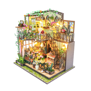 Hongda M2322 Darcy Flower Room Nuova Casa delle Bambole in Legno Fai-da-Te Kit Miniature per Ragazze - Product Image 1