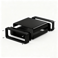 Boîtier en aluminium extrudé pour mini PC de bureau personnalisé, dissipateur thermique industriel, boîtier de projet électronique OEM