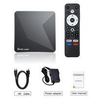 Boîtier TV Android X88 Pro X5M Amlogic S905X5M Quad Core 2.4G/5GHz 1000M LAN 4GB/32GB 4K Ultra HD Android 14 BT5.0