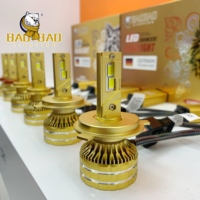 BAOBAO BB2190 Super brillante 150W 350W 50000lm CANbus H1 H3 H4 H7 H11 9005 4300K Bombilla LED faro para coche blanco cálido
