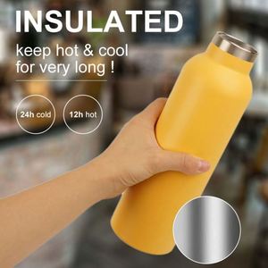 Bouteille d'eau isotherme en acier inoxydable de 500 ml, écologique, pour boissons chaudes et froides, idéale pour les voyages (vente en gros) - Product Image 6