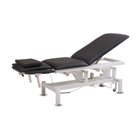 Table de traitement électrique portable à 2 moteurs, 2 sections, moderne, pour physiothérapie, orthopédie, traction lombaire/cervicale, salon, école