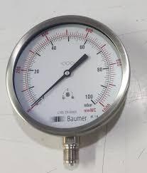 Manómetro ALH-2 de Acero Inoxidable, Instrumento de Medición de Presión de Alta Precisión para Procesos Hidráulicos, Neumáticos e Industriales - Product Image 3