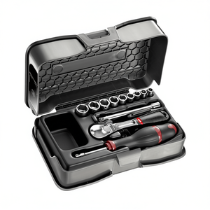 Socket Set 1/4 Inch <b>Drive</b> 605 Piece Professional Mechanics Tool Kit for Automotive Repair - Product Image 2