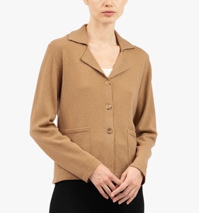 Cardigan da Donna con Scollo a V <span class=keywords><strong>e</strong></span> Bottoni, 70% <span class=keywords><strong>Lana</strong></span> Merino 30% <span class=keywords><strong>Cashmere</strong></span>, Vendita Diretta dalla Fabbrica - Product Image 1