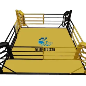 用于训练专业拳击台健身体操地板拳击冠军戒指出售