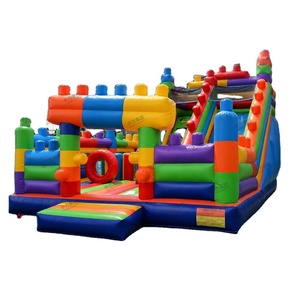Tobogán Húmedo/Seco Combinado para Interiores y Exteriores, para Negocios de Alquiler, <span class=keywords><strong>Casa</strong></span> Inflable de PVC de Grado Comercial - Product Image 1