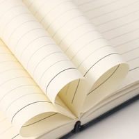 Cuadernos con Páginas Gruesas al por Mayor, Libretas de Cuero PU de Buen Precio, Diario Escolar y de Negocios Duradero con Orificio para Bolígrafo