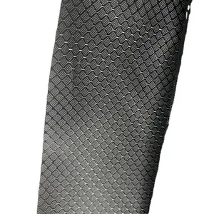 ไนลอนสีดำ400d 420d เพชร Ripstop Oxford กันน้ำเคลือบยูรีเทน PU ผ้าสำหรับเต็นท์กลางแจ้งถุง