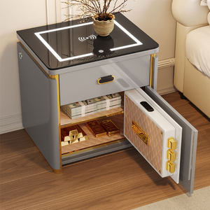 Nuevo modelo 2026 <span class=keywords><strong>de</strong></span> caja fuerte inteligente <span class=keywords><strong>de</strong></span> alta gama con contraseña oculta para mesita <span class=keywords><strong>de</strong></span> <span class=keywords><strong>noche</strong></span>, ideal para dormitorios, con gabinete <span class=keywords><strong>de</strong></span> cabecera <span class=keywords><strong>y</strong></span> caja fuerte integrada. - Product Image 3