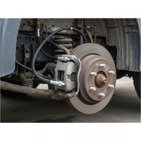 Selang Rem Truk Tugas Berat Mercedes Eropa QSP Baja 56cm untuk Model Actros/Atego dengan No. OEM A0004204048