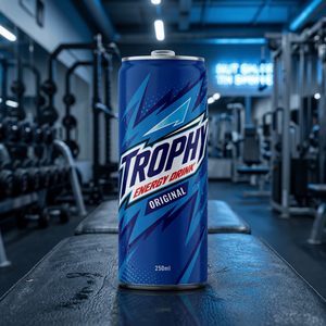 เครื่องดื่มชูกำลังทร็อฟฟี่ พาวเวอร์ 250 มล. รสโสมสตรอว์เบอร์รี รสออริจินัล บรรจุกระป๋อง เครื่องดื่มเวียดนาม ราคาถูก-แถมกล่องตัวอย่างฟรี - Product Image 2