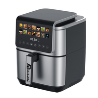 Freidora de Aire Anbolife 8.5L, Solo Venta al Por Mayor, Libre de PFAS, Fabricante para Propietarios de Marcas, OEM, Catorce Programas Preestablecidos, Panel de Olla para Freír