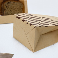 Sac d'emballage personnalisé pour pain grillé, sac auto-scellant à bord roulé, film de revêtement pour croissants de pommes de terre