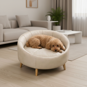 Nouveau Nid pour Animaux de Compagnie Direct Usine – Canapé Intérieur en Cuir Imperméable et Respirant pour Chiens et Chats de Petite et Moyenne Taille, Chaud et Amovible, Idéal pour l'Été - Product Image 1