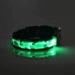Collar de Perro <span class=keywords><strong>LED</strong></span> Clásico Personalizable al por Mayor de Fábrica, Funciona con Batería, Luminoso, Reflectante, Impermeable, Duradero y Ajustable - Product Image 4