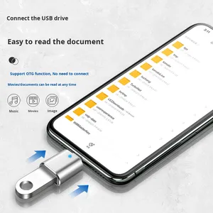 <span class=keywords><strong>Type</strong></span>-<span class=keywords><strong>C</strong></span> USB3.0 OTG Adapter chiếu sáng xe sạ<span class=keywords><strong>c</strong></span> U đĩa Đầu đọ<span class=keywords><strong>c</strong></span> thẻ sạ<span class=keywords><strong>c</strong></span> điều kiện mới OTP bảo vệ cho điện thoại di động sử dụng - Product Image 2
