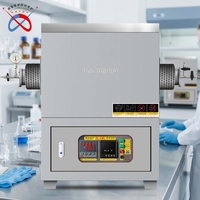 Horno de Tubo de Laboratorio 1200C, Horno de Resistencia Eléctrica de Tubo Dividido Horizontal para Investigación Universitaria