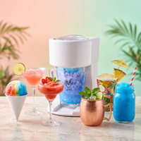 Machine à glace pilée fine 40OZ 25W, action de pilage rapide, modèle de comptoir