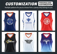 Prêt à expédier 30 équipes de maillots de basket-ball américains # 8 # 10 # 23 maillots de basket-ball en maille brodée