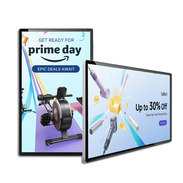 Indoor Mall OEM 2K 4K 32 Inch Android Touchscreen LCD Advertising Text Animation Display Screen Wall Mounted Digital Signage