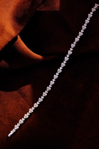 Xinfly สร้อยข้อมือเทนนิสทองคำบริสุทธิ์18K 2.4ct เพชรธรรมชาติล้วนสร้อยข้อมือเพชรและกำไลข้อมือ - Product Image 2