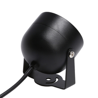 Luz LED Infrarroja Impermeable IP65 de 12V CC, Iluminador de 850nm, 4 LED en Matriz, Iluminación de Seguridad para Exteriores, 40M, para Cámaras CCTV, Metálica
