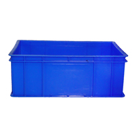 Caisse en plastique multi-usages HAOSEN, empilable, légère, recyclable, durable, écologique, boîtes de rangement, bacs pour