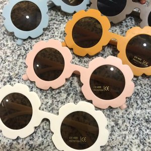 Lunettes de soleil rondes tendance <span class=keywords><strong>pour</strong></span> enfants unisexes, couleur bonbon mate, blanc, 2022, UV400, montures en PC, enfants, bébé, fête, anti-soleil - Product Image 5