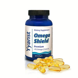 Ácidos grasos omega 3 de marca privada de alta calidad y EPA y DHA y vitamina E para la SALUD DE LAS ARTICULACIONES, blanqueamiento de la piel y cápsulas blandas antioxidantes - Product Image 1