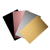Individuelle Lasergravur Logo Luxus Edelstahl NFC-Chip RFID Wasserdichte Hotel-Mitgliedschafts-Visitenkarten