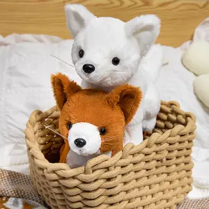 Customized Stuffed Animal Toy Simulation Fox Cute Design Plush Doll Gift