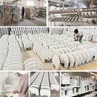 Lavabo sur pied en céramique ovale blanc moderne, facile à nettoyer, fabriqué en Chine, pour salle de bain
