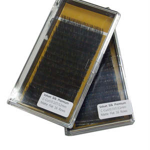 Alta calidad mejor producto Corea venta al por mayor etiqueta hecha a mano pelo natural pestañas postizas proveedor conjuntos de pestañas postizas - Product Image 1