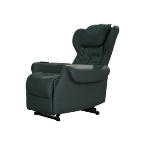 Massage <b>Chair</b> Full Body Massage Railless Plug-In <b>Vibration</b> Multi Point Massage Recliner Leather Upholstery - Product Image 4